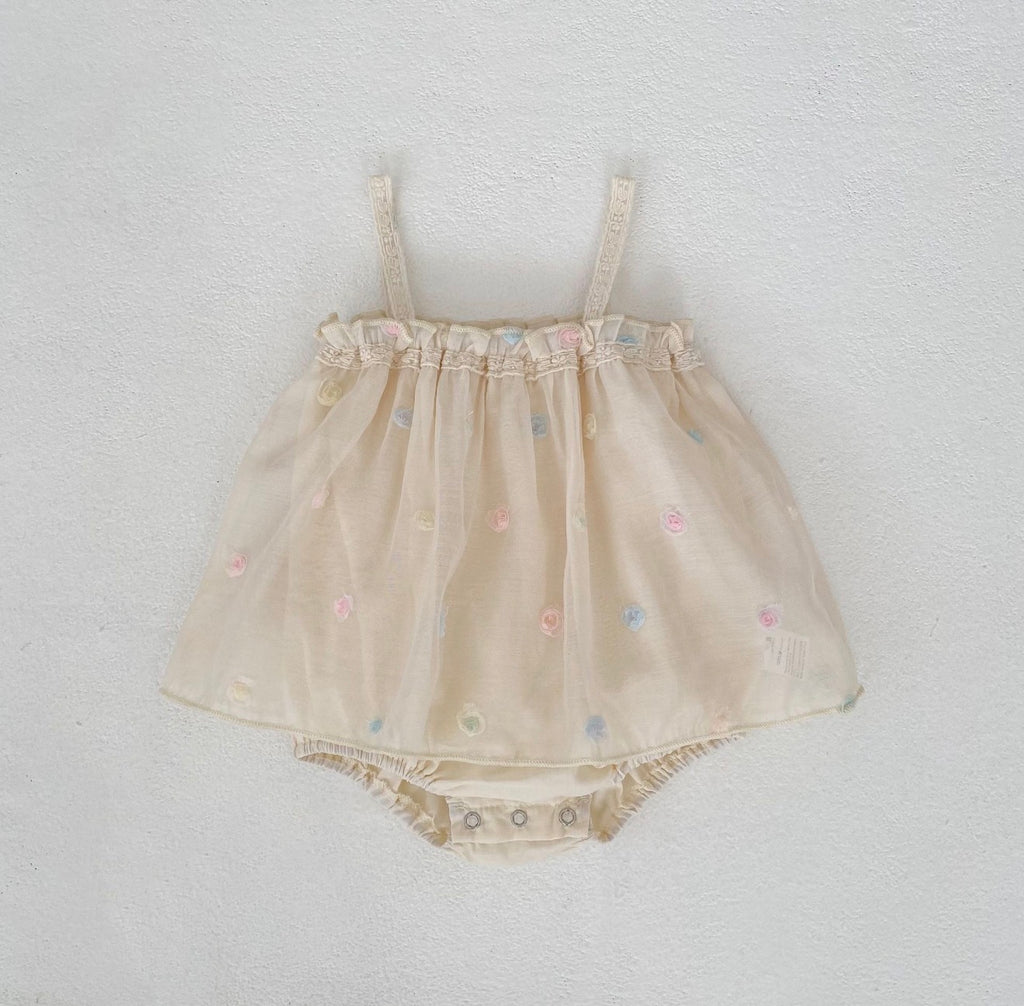 Flower Tulle Dress