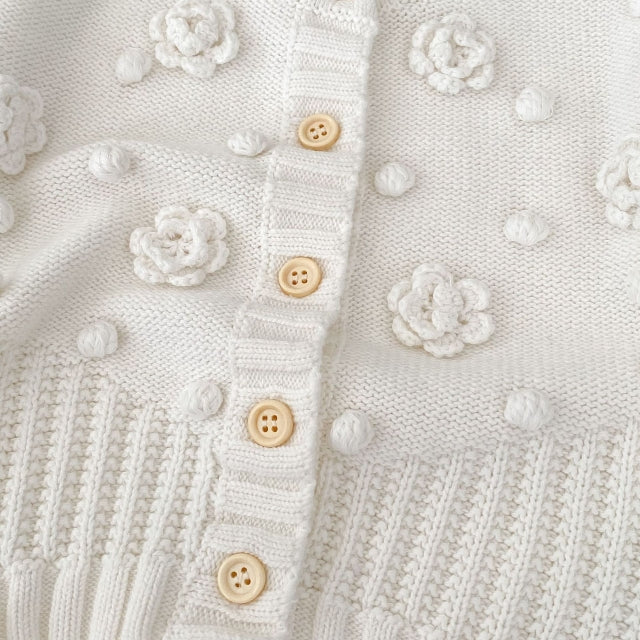Floral Embroidered Cardigan