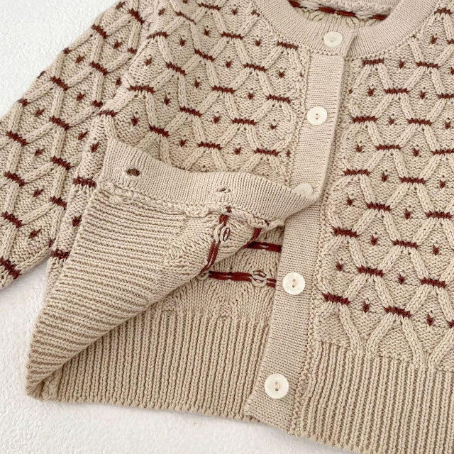 Knitted Cardigan and Bodysuit Set