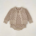 Knitted Cardigan and Bodysuit Set