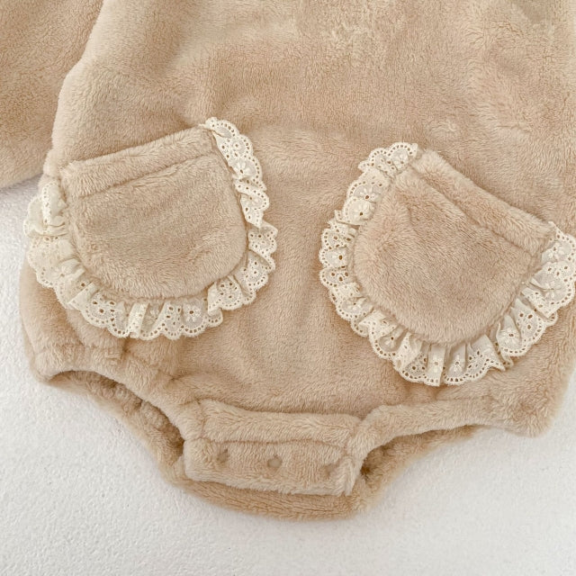 Fleece Pocket Detail Bodysuit